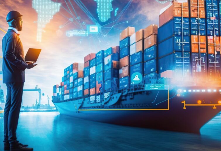 transport-logistic-manager-engineer-checking-generative-ai-illustration